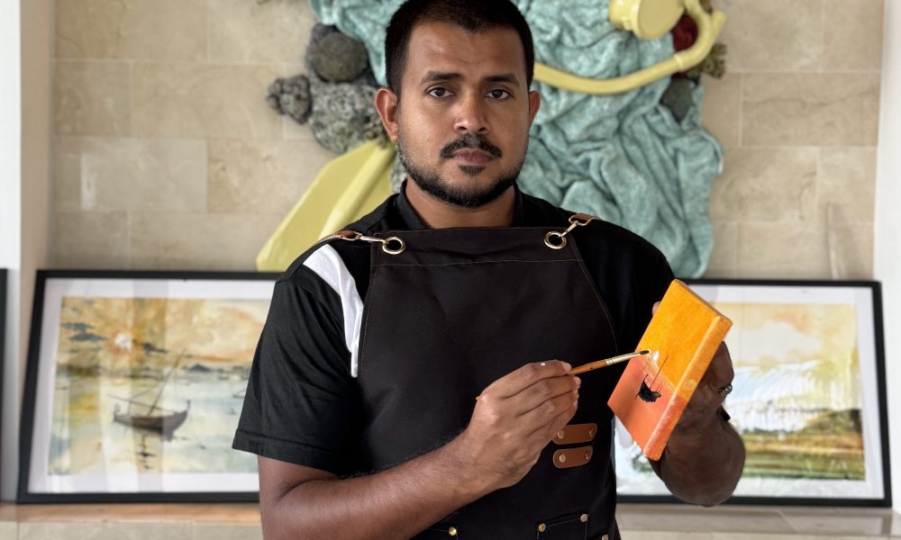 The Halcyon Private Isles Maldives collaborates with Maldivian artist Ahmed Aleem